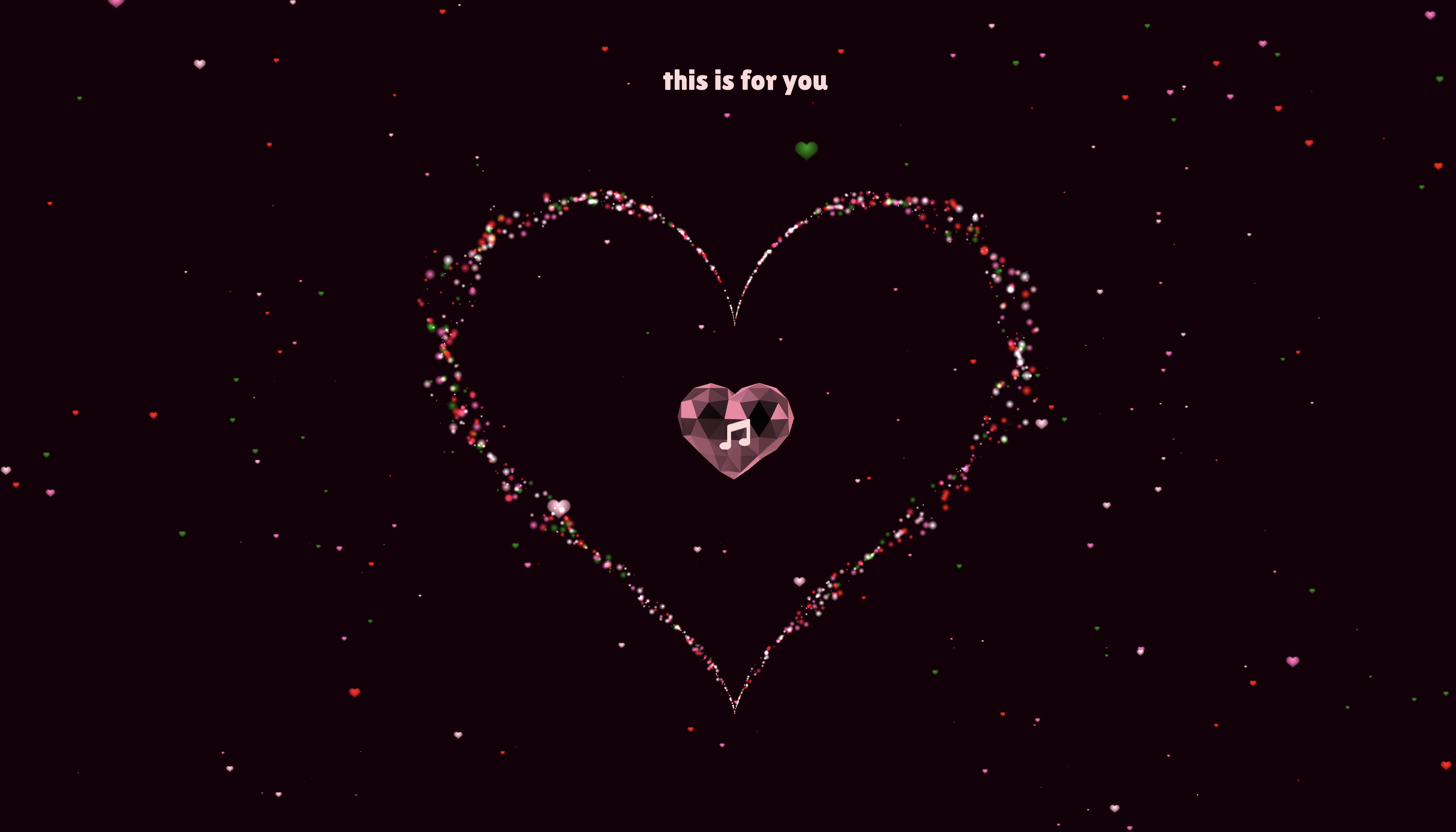 Crystal Heart Animation – project preview